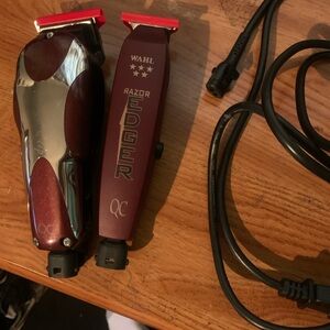 Wahl Burgundy Hair Clippers Set